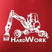 Hard Work kráčajúce rýpadlo