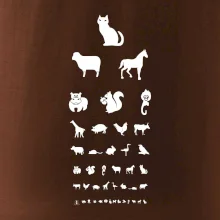 Očný test zvieratká