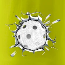 Florbal lopta v triku