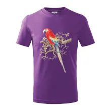 Papagáj  na listnatom strome