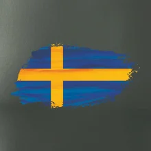 Švédska vlajka kreslená