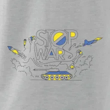 Stop war - Ukrajinské farby Stop war - Ukrajinské farby