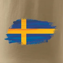 Švédska vlajka kreslená Švédska vlajka kreslená