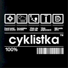 Čiarový kód - cyklistka