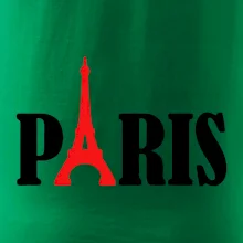 Paris nápis Eiffelova veža