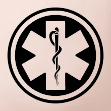 Rescue logo samostatné guľaté