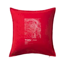 Trosky - vrstevnice v obdĺžniku