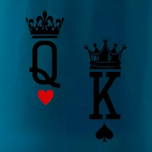 King & Queen logo na prso