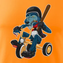 Vlk na trojkolke Vlk na trojkolke