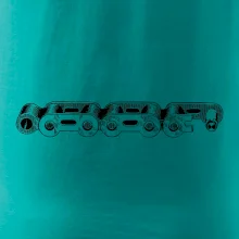 Cyklistická reťaz nákres