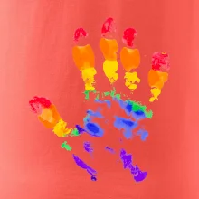 LGBT hand print