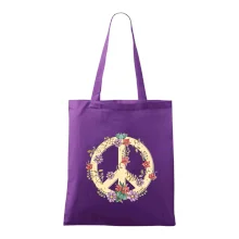 Peace symbol pieskový