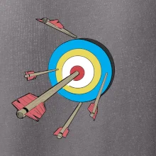 Šípy vo farebnom terči