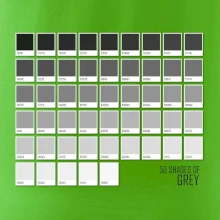 50 farebných odtieňov šedej