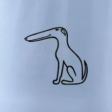 Barzoj obrys čierny