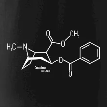 Molekulárna štruktúra Cocaine Kokaín