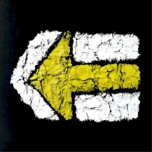 Párová turistická značka žlutá Párová turistická značka žlutá