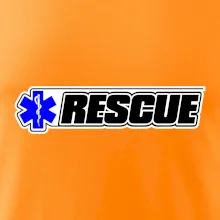 Záchranár rescue kríž modrý