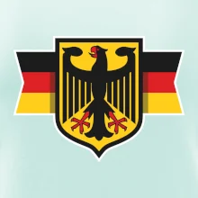 Nemecká orlica a vlajka