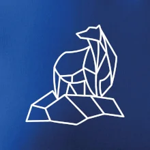 Geometria ľadový medveď na ľade