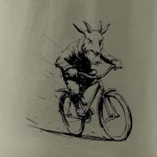 Drsný cap na bicykli