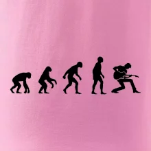 Evolúcia gitarista - kľačiaci