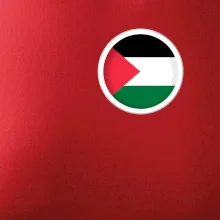 Palestína vlajka prsník