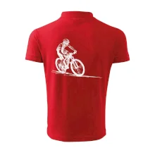 MTB kreslený cyklista MTB kreslený cyklista