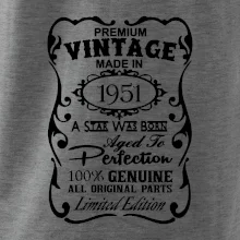 Vintage Etiketa - 1951