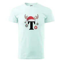 Vianočné rodinné tričká - písmeno a čiapka