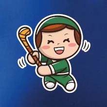 Ikona pozemný hokej holka