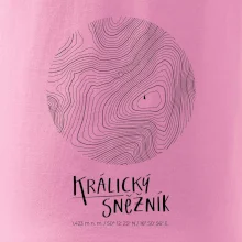 Králický Sněžník - vrstevnice v kruhu