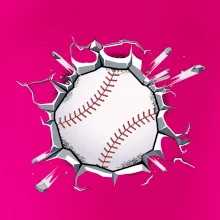 Baseball lopta v triku