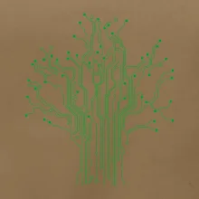 Tlačený spoj strom Tlačený spoj strom