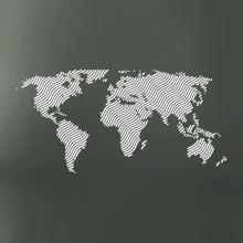 Mapa sveta odtlačok