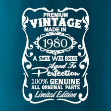 Vintage Etiketa - 1980