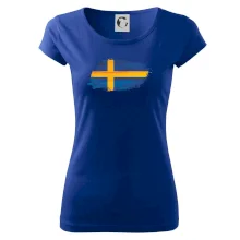 Švédska vlajka kreslená