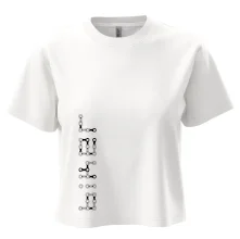 Biker nápis na výšku reťaz