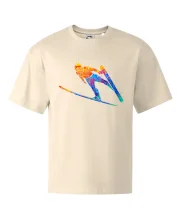 Skokan na lyžiach splash