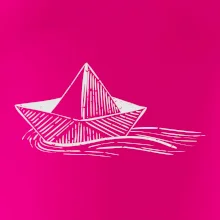 Letná romantika - papierová loďka