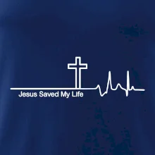 Jesus Saved My Life kríž ekg