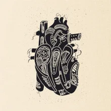 Steampunk ľudské srdce