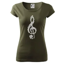 Husľový kľúč z nôt Husľový kľúč z nôt