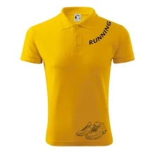 Running nápis šikmo