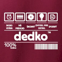 Čiarový kód - dedko