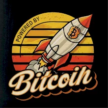 Powered by Bitcoin  bitcoin rocket