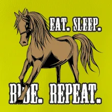 Eat Sleep Ride Repeat Western