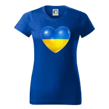 Ukrajina srdce vlajka