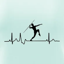 EKG hod oštepom muž