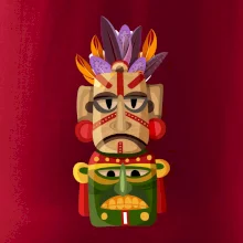 Mayová maska s perím Mayová maska s perím